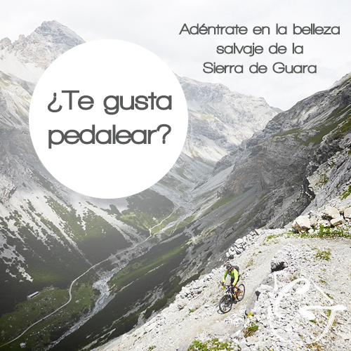 Prepárate para pedalear en Guara