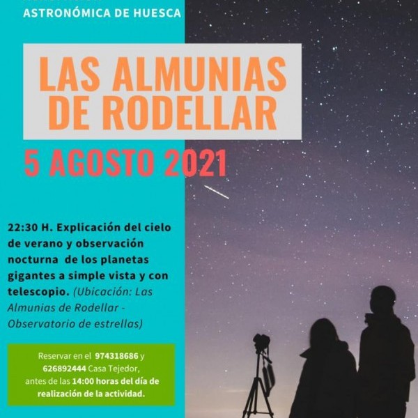 Las Almunias de Rodellar: Sitio perfecto para las observaciones nocturnas del cielo este verano