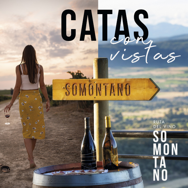 Vuelven las “Catas con Vistas”: 12 rincones increíbles donde catar con la Ruta del Vino Somontano